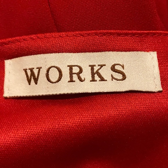 Works Red Dress - Picture 3 of 3